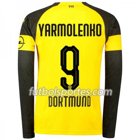 Camisetas Borussia Dortmund Yarmolenko 9 Primera Equipacion 2018/2019 Manga Larga